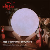 3D Moon Light X01 - LED Lamp